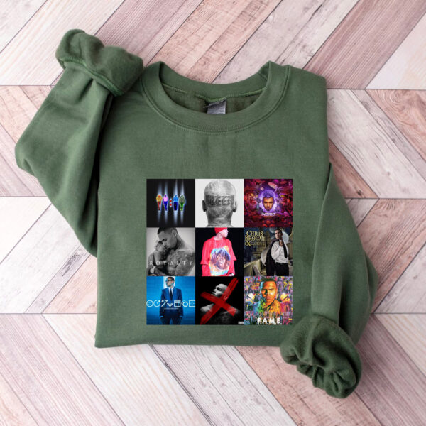 Chris Brown Best Albums Hoodie T-shirt Sweatshirt