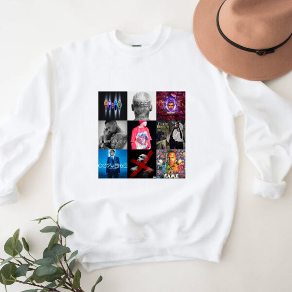 Chris Brown Best Albums Hoodie T-shirt Sweatshirt