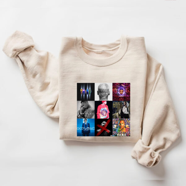 Chris Brown Best Albums Hoodie T-shirt Sweatshirt