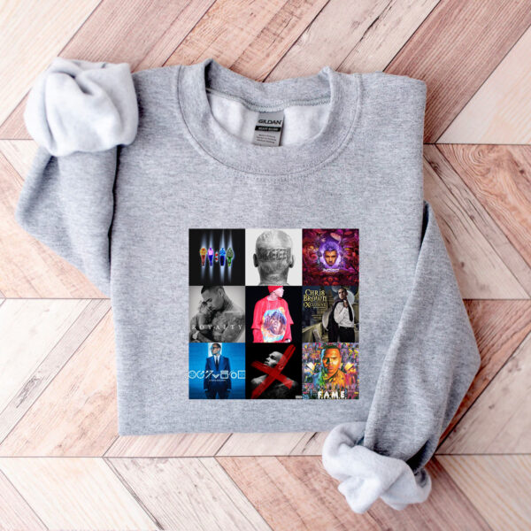 Chris Brown Best Albums Hoodie T-shirt Sweatshirt