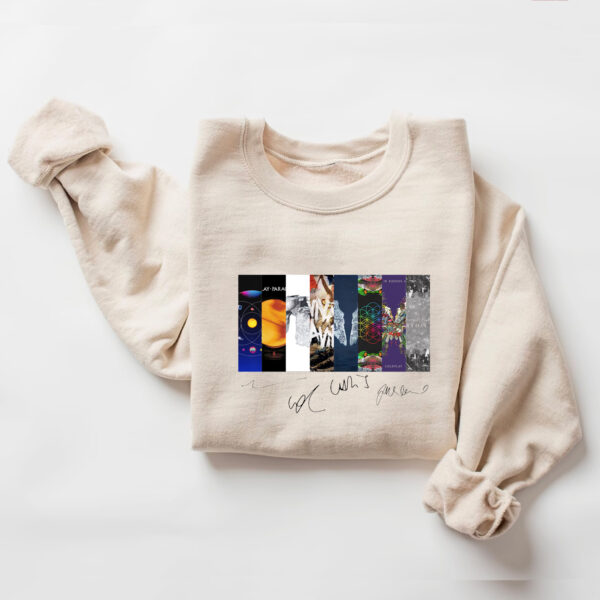 Coldplay Best Albums Hoodie T-shirt Sweatshirt