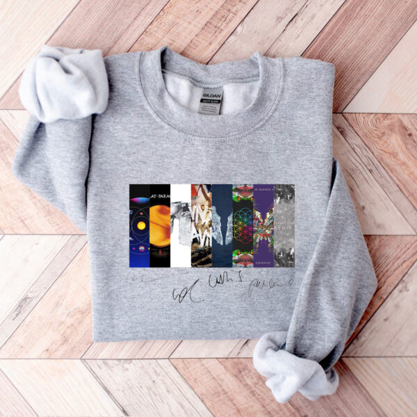 Coldplay Best Albums Hoodie T-shirt Sweatshirt