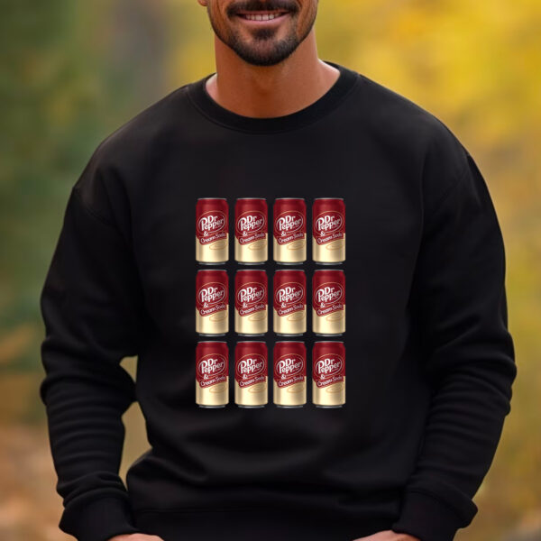 Dr Pepper Cream Soda Cans Collection Hoodie T-shirt Sweatshirt