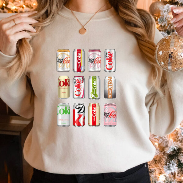 Diet Coke Cans Collection Hoodie T-shirt Sweatshirt