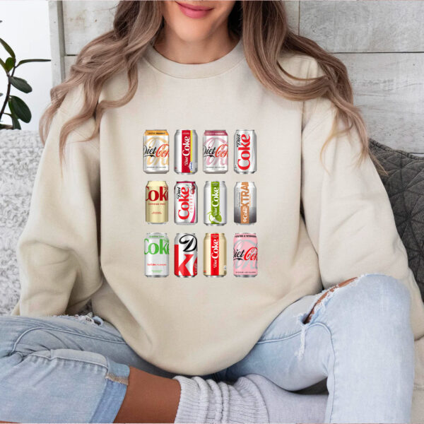 Diet Coke Cans Collection Hoodie T-shirt Sweatshirt