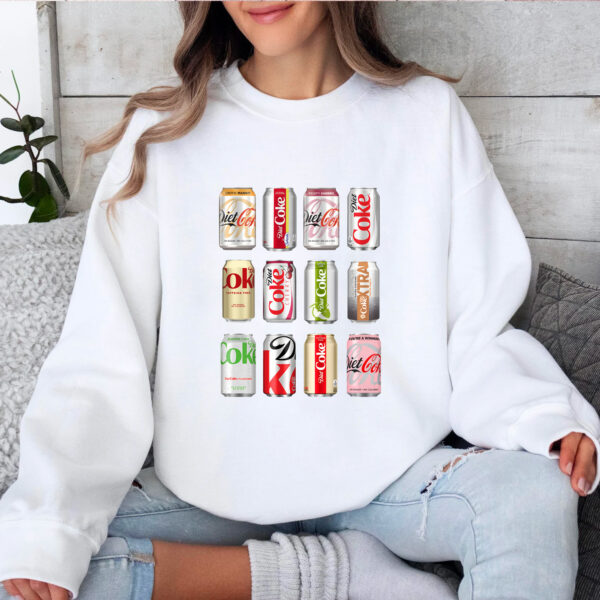 Diet Coke Cans Collection Hoodie T-shirt Sweatshirt