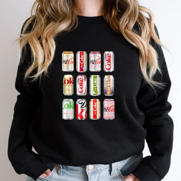 Diet Coke Cans Collection Hoodie T-shirt Sweatshirt