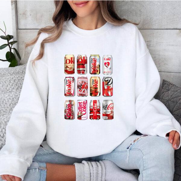 Diet Coke Cans Collection Hoodie T-shirt Sweatshirt