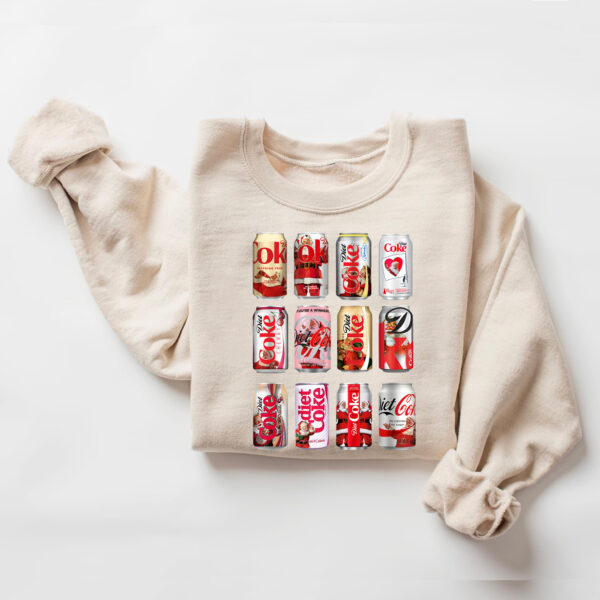 Diet Coke Cans Collection Hoodie T-shirt Sweatshirt