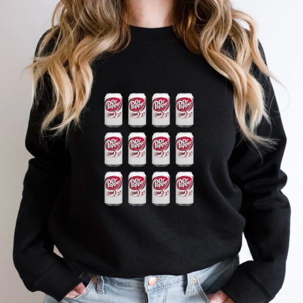 Diet Dr Pepper Cans Collection Hoodie T-shirt Sweatshirt