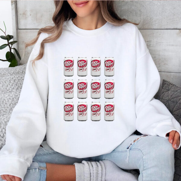 Diet Dr Pepper Cans Collection Hoodie T-shirt Sweatshirt