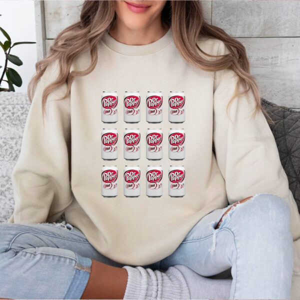 Diet Dr Pepper Cans Collection Hoodie T-shirt Sweatshirt