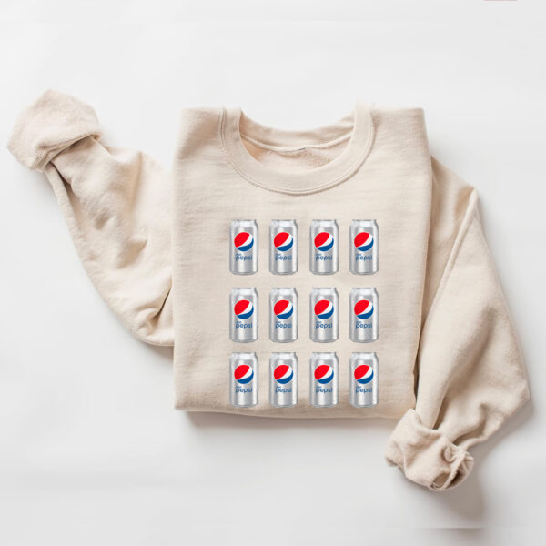 Diet Pepsi Cans Collection Sweatshirt Hoodie T-shirt
