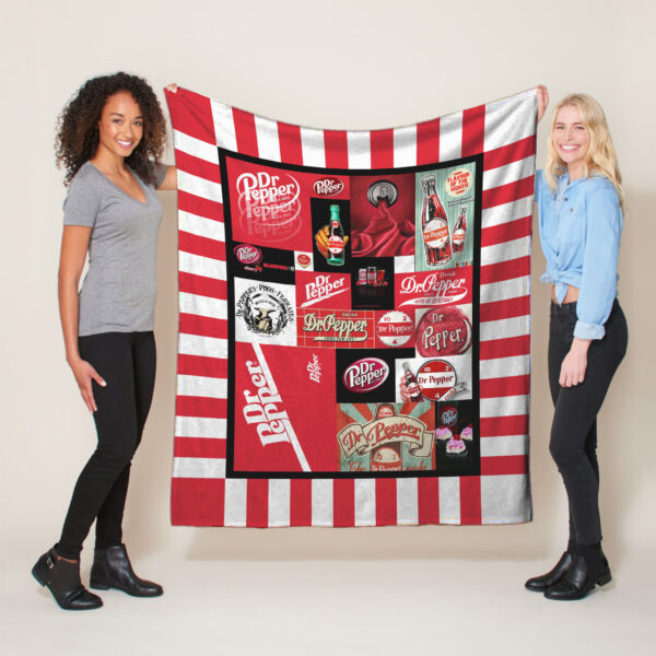 Dr Pepper Quilt Blanket, Gift For Anime Fans Quilt Blanket