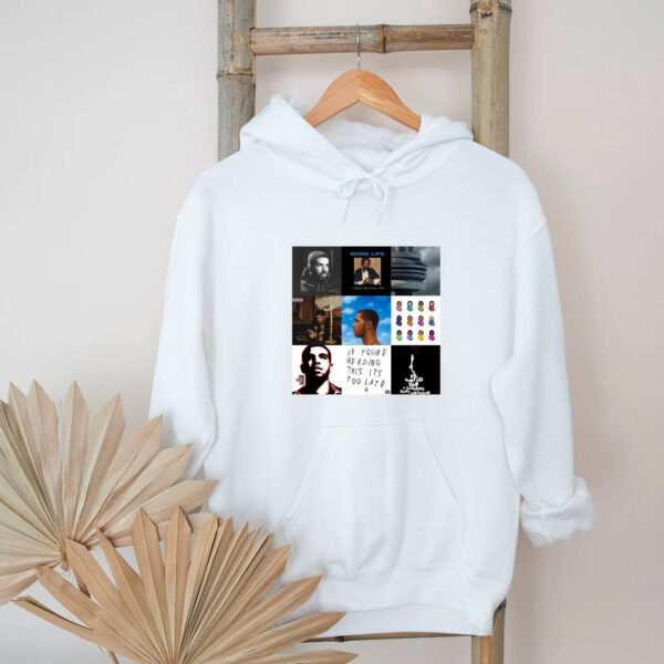 Drake 9 Best Albums Sweatshirt T-shirt Hoodie