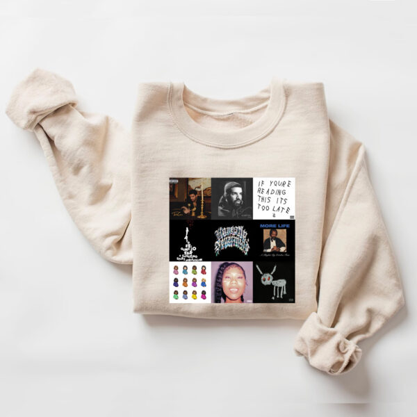 Drake Best 9 Albums Hoodie T-shirt Sweatshirt