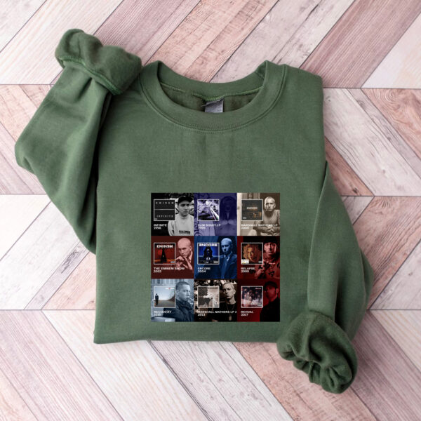 Eminem 9 Albums Hoodie T-shirt Sweatshirt