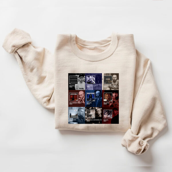 Eminem 9 Albums Hoodie T-shirt Sweatshirt