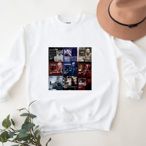 Eminem 9 Albums Hoodie T-shirt Sweatshirt