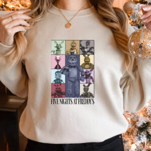 FNAF Movie Characters Vintage Sweatshirt Hoodie T-shirt