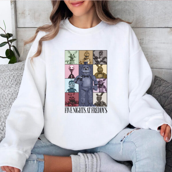 FNAF Movie Characters Vintage Sweatshirt Hoodie T-shirt