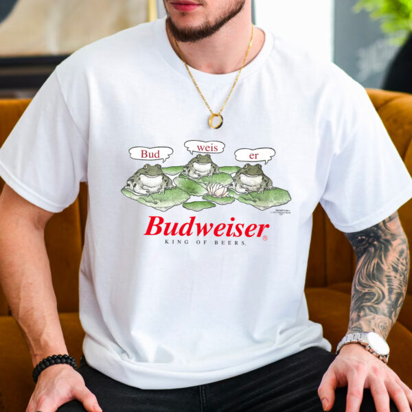 Funny Frog Budweiser Hoodie T-shirt Sweatshirt