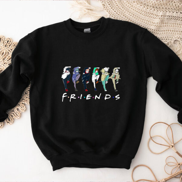 Jujusu Kaisen Friends Vintage Hoodie T-shirt Sweatshirt