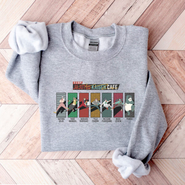 Jujusu Kaisen Cafe Vintage Hoodie T-shirt Sweatshirt