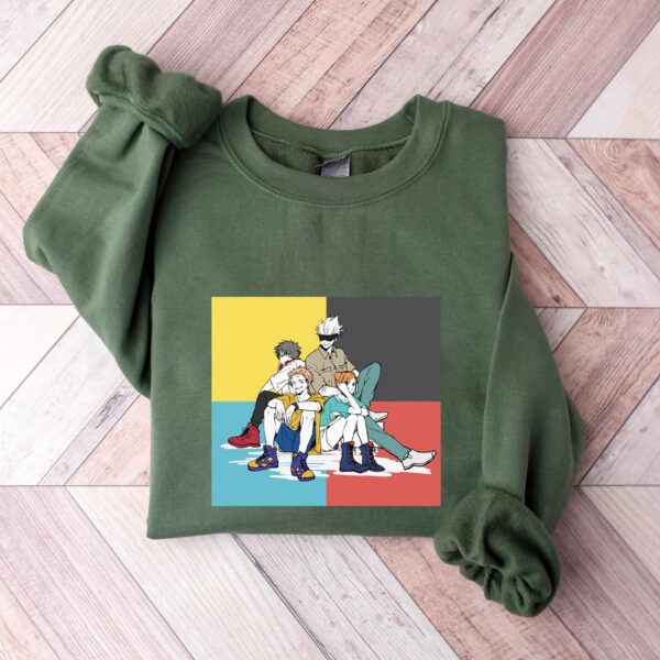 Jujutsu Kaisen Characters Hoodie T-shirt Sweatshirt