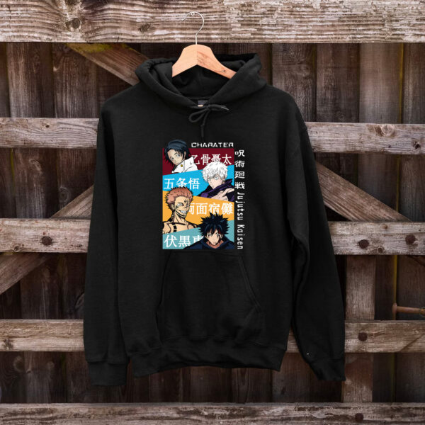 Jujusu Kaisen Characters Vintage Hoodie T-shirt Sweatshirt