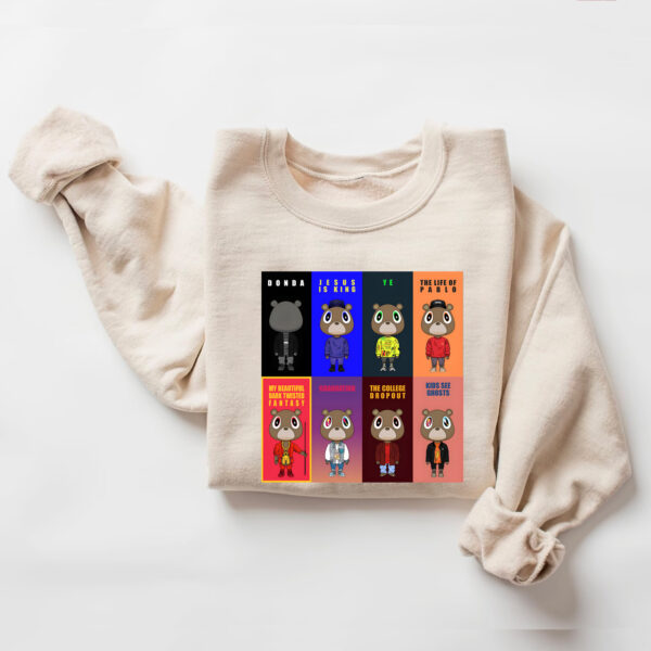 Kanye West Bears Best Albums Hoodie T-shirt Sweatshirt