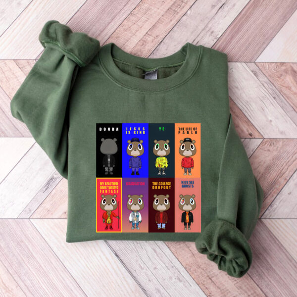 Kanye West Bears Best Albums Hoodie T-shirt Sweatshirt