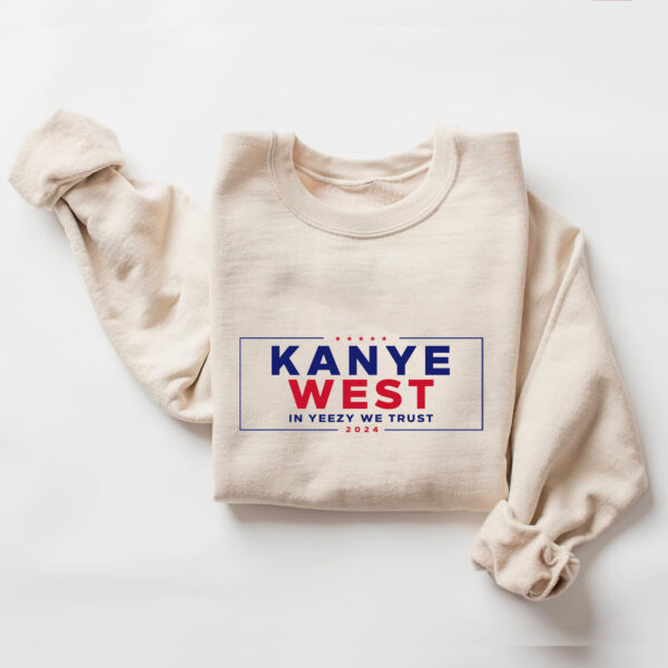 Kanye West For President 2024 Vintage Hoodie T-shirt Sweatshirt