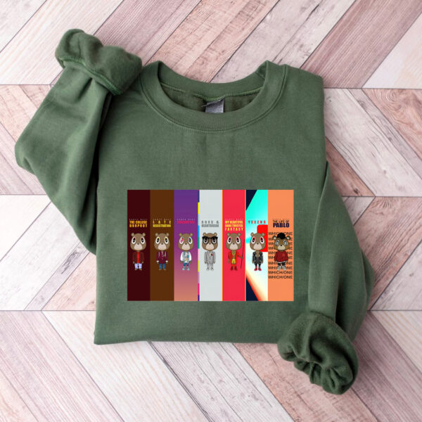 Kanye West Bears Best Albums Hoodie T-shirt Sweatshirt