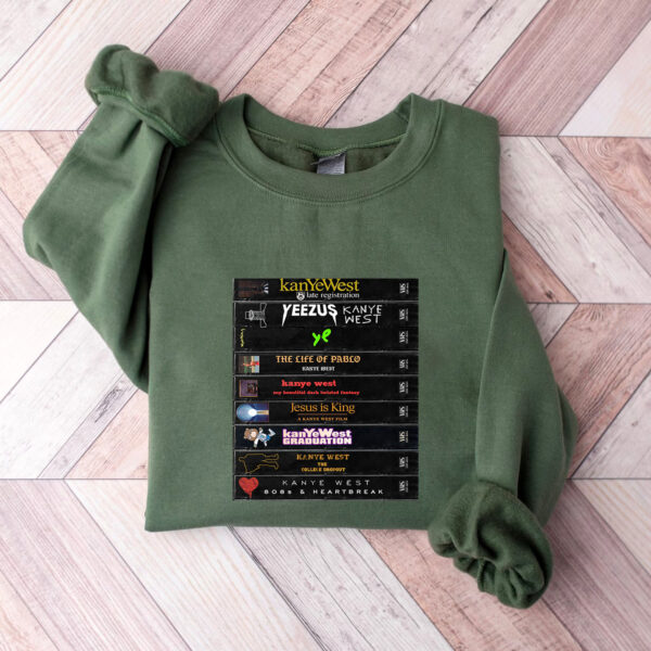 Kanye West Best Albums Vintage Sweatshirt Hoodie T-shirt