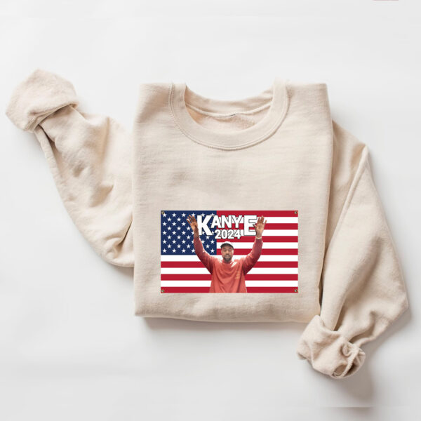 Kanye West For President 2024 Sweatshirt Hoodie T-shirt