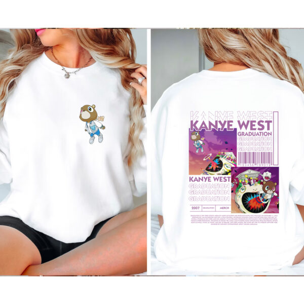 Kanye West Graduation 2 Sided Sweatshirt Hoodie T-shirt