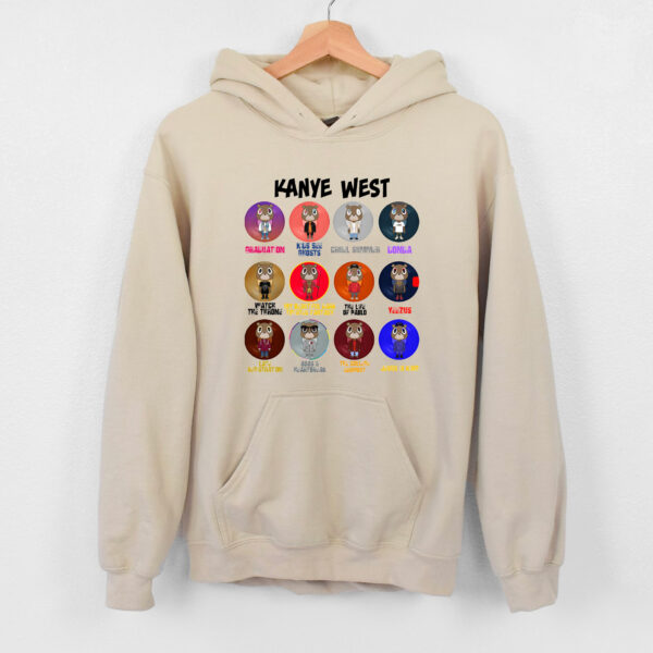 Kanye West Discography Best Albums Hoodie T-shirt Sweatshirt