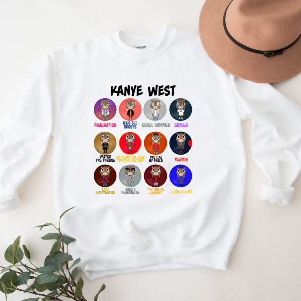 Kanye West Discography Best Albums Hoodie T-shirt Sweatshirt