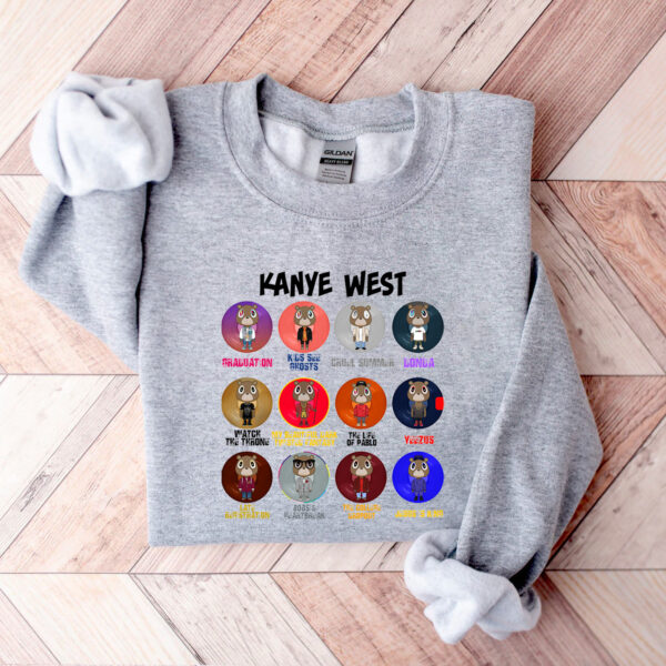 Kanye West Discography Best Albums Hoodie T-shirt Sweatshirt