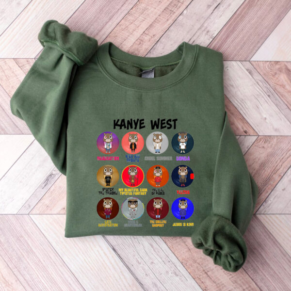 Kanye West Discography Best Albums Hoodie T-shirt Sweatshirt