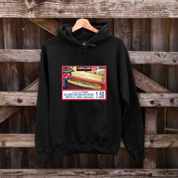 Kirkland Hot Dog Vintage Hoodie T-shirt Sweatshirt