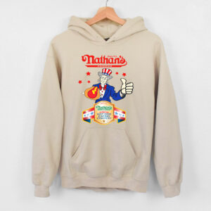 Nathan Hot Dog Contest Vintage Hoodie T-shirt Sweatshirt
