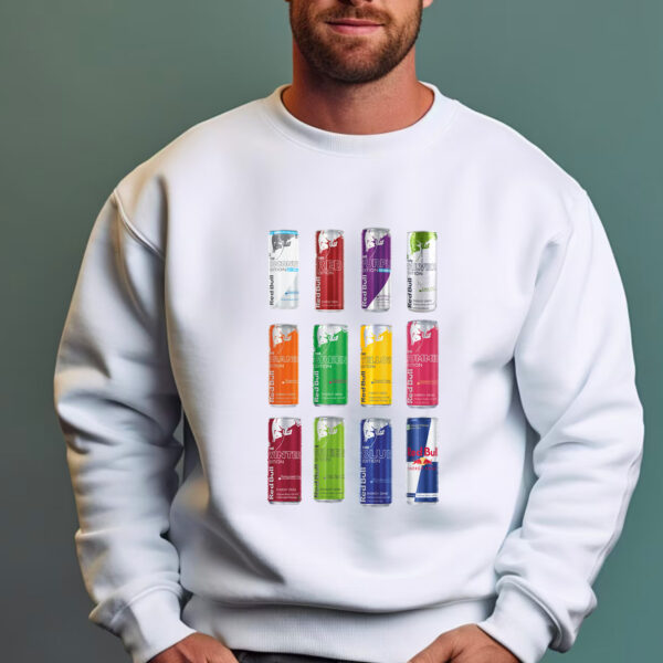 Redbull Cans Collection Vintage Sweatshirt T-shirt Hoodie