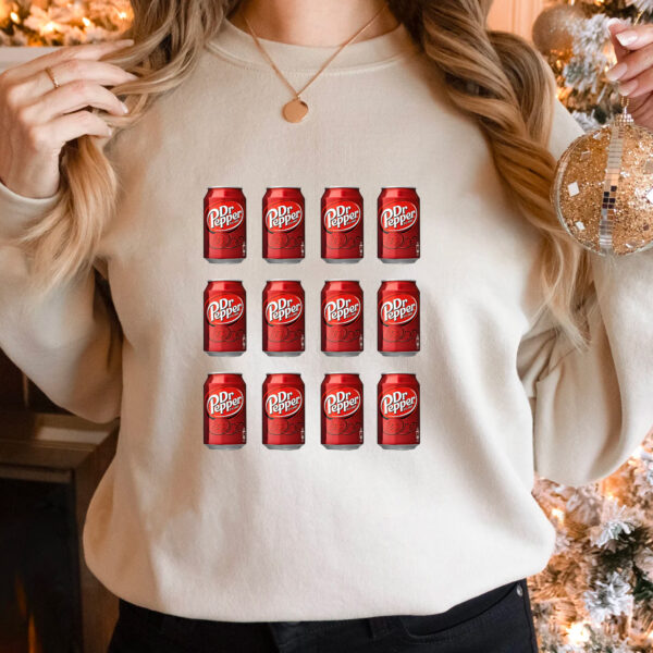 Regular Dr Pepper Cans Collection Hoodie T-shirt Sweatshirt