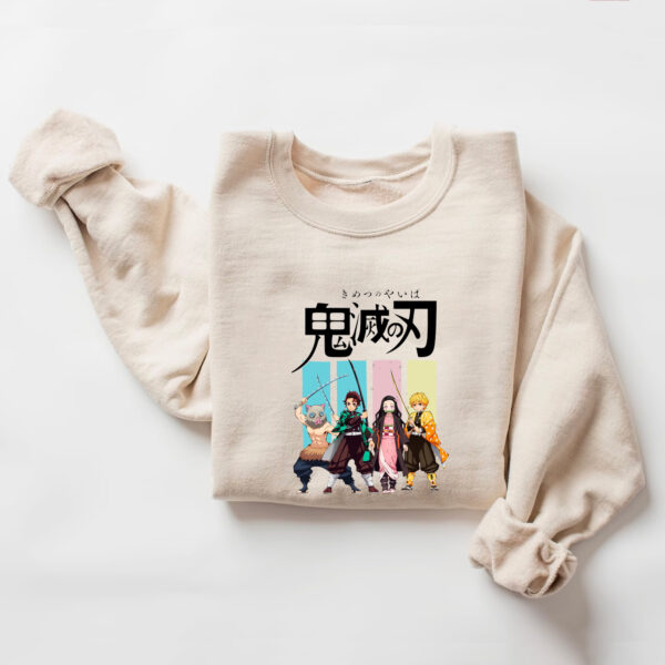 Demon Slayer Characters Sweatshirt Hoodie T-shirt, Gift For Anime Lovers