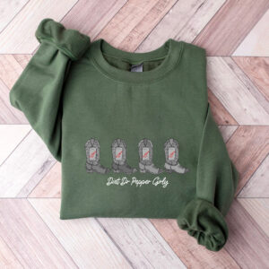 Diet Dr Pepper Girly Vintage Hoodie T-shirt Sweatshirt
