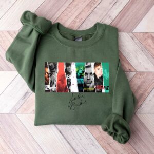 Justin Bieber Albums Signature T-shirt Sweatshirt Hoodie