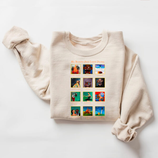 Kanye West  My Beautiful Dark Twisted Fantasy Sweatshirt Hoodie T-shirt