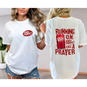 Running On Dr Pepper And Sprayer 2 Sided Sweatshirt Hoodie T-shirt